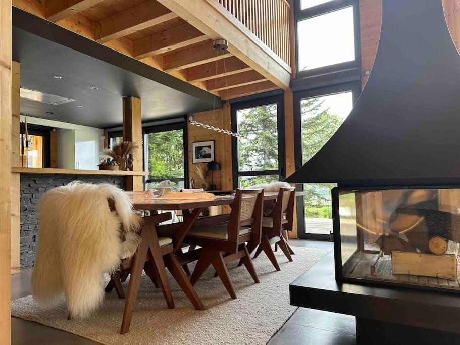 Chalet D'Architecte Avec Vue Panoramique Allos Luaran gambar